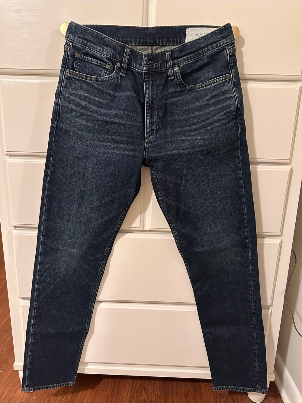 rag & bone Dark Indigo Straight Jeans